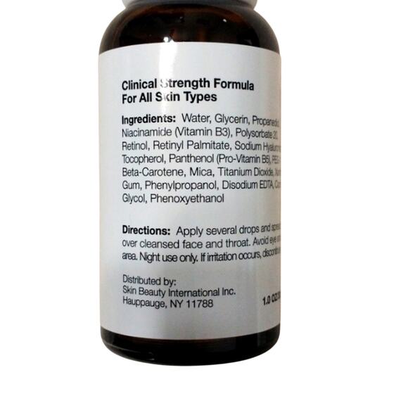 2 Bottles Creme de Skin Nutritions Retinol Double Strength Night Repair Serum - Picture 3 of 4